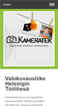 Mobile Screenshot of kameratek.fi